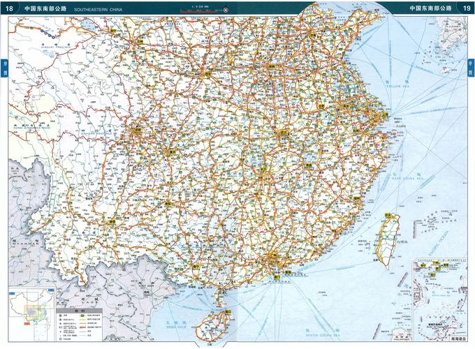 中国公路地图