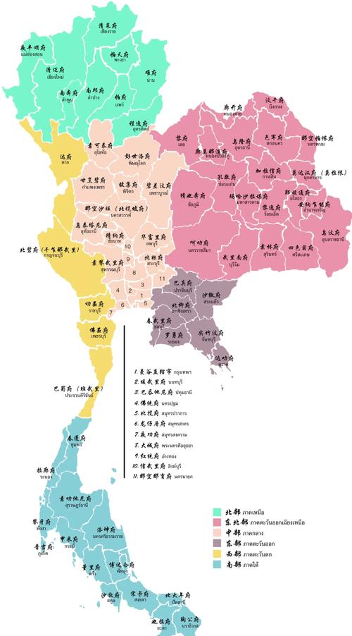 泰国地图