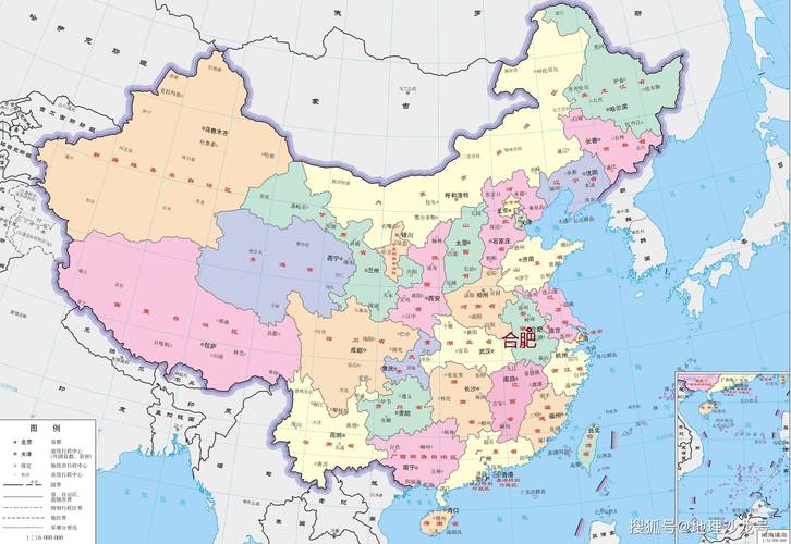 中国政区图