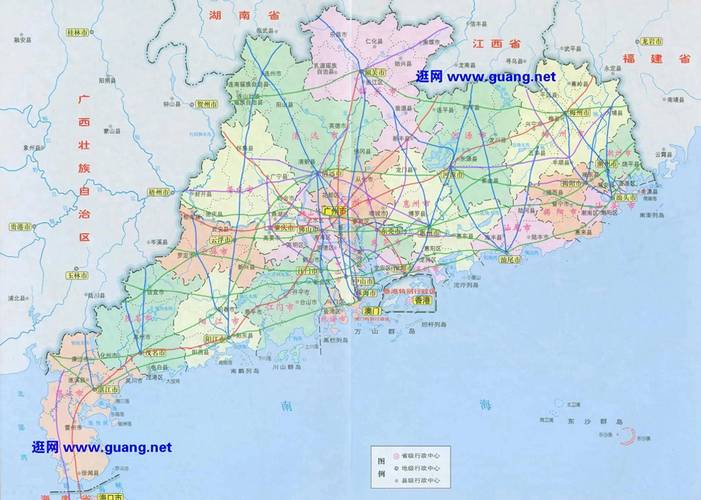 广东省交通地图