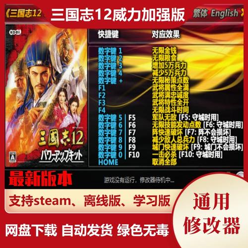 三国志12修改器