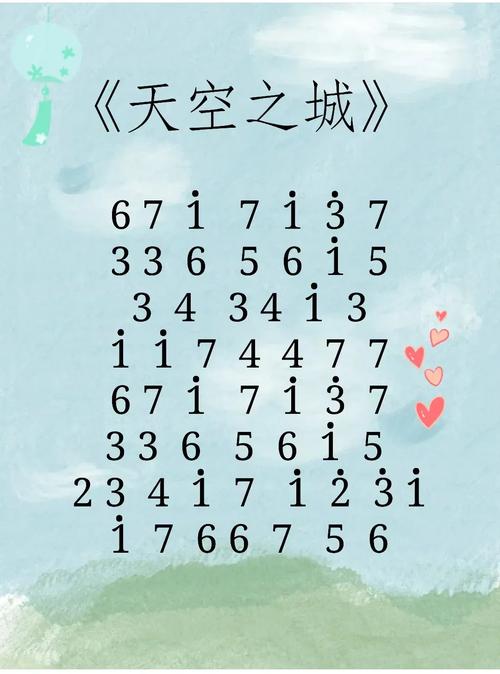 《原神》琴谱天空之城如何弹天空之城琴谱分享
