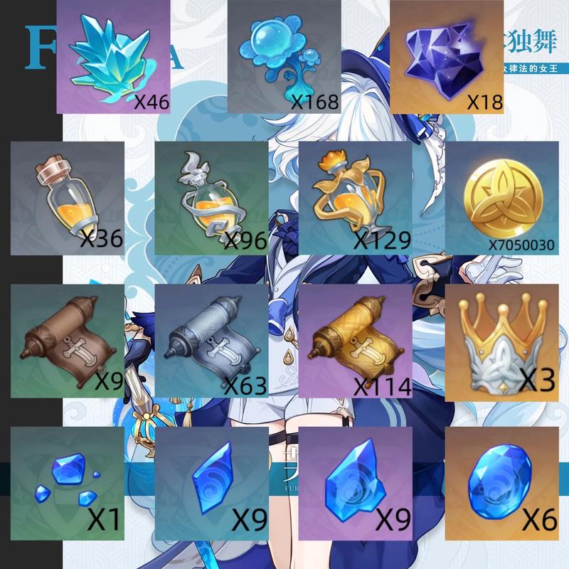 芙宁娜突破材料