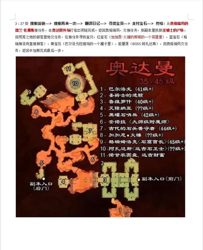 《魔兽世界怀旧服》奥达曼攻略任务大全分享截图