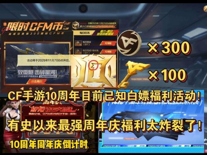 CF手游十周年庆典开启时间曝光 CF手游十周年活动福利