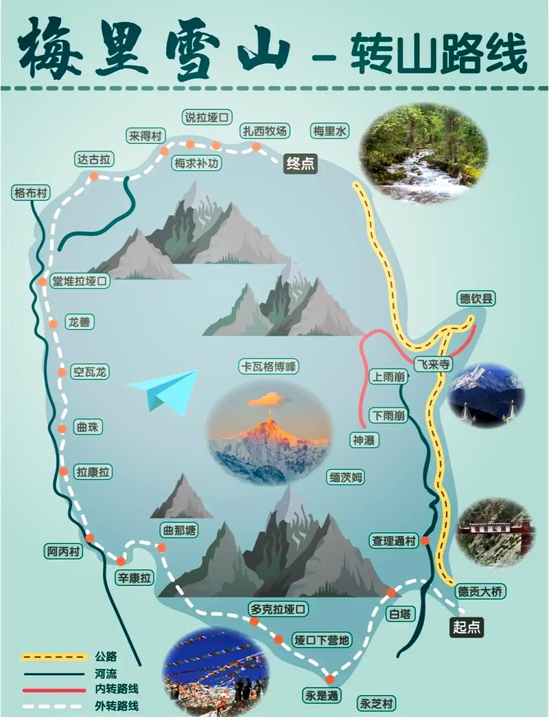 梅里雪山地图