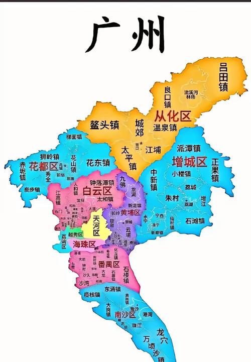 广东广州地图