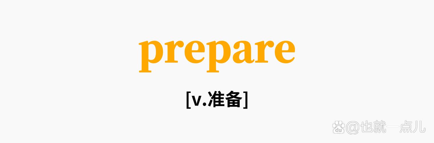 preparefor