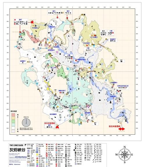 漫漫长夜最新地图简体中文版地图