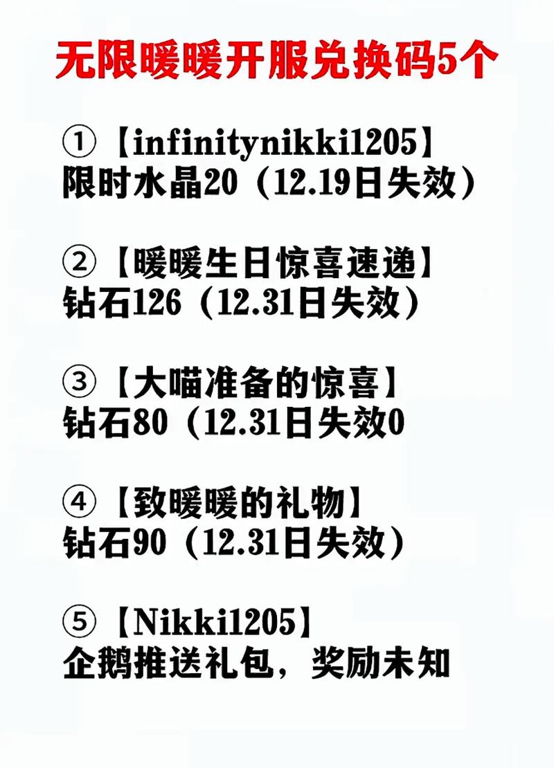 暖暖环游世界兑换码