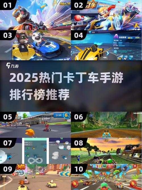 卡丁车手游排行榜2025 热门卡丁车游戏推荐