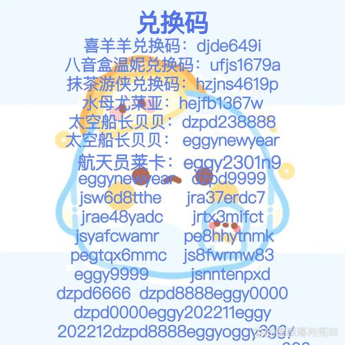 蛋仔派对兑换码10000蛋币