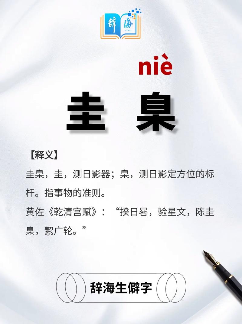圭臬怎么读