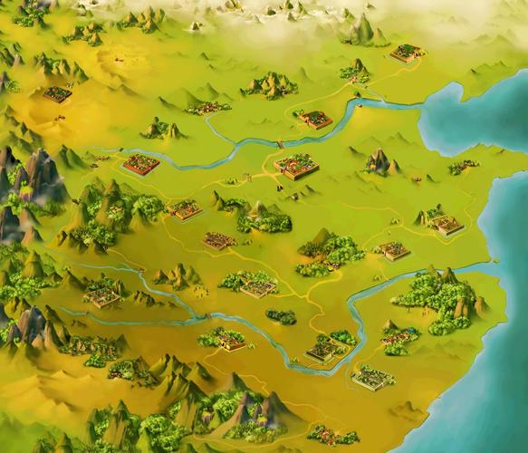 三国群侠传地图