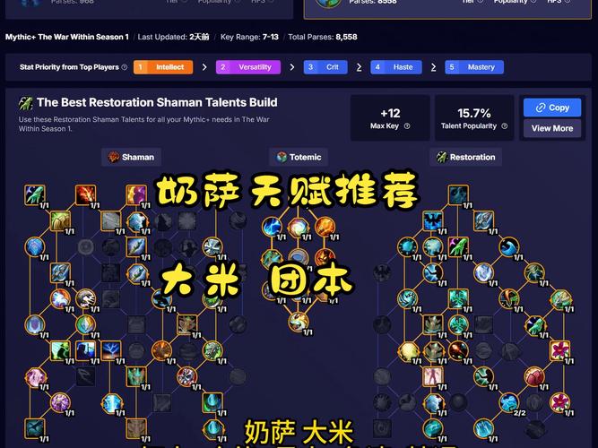 奶萨天赋
