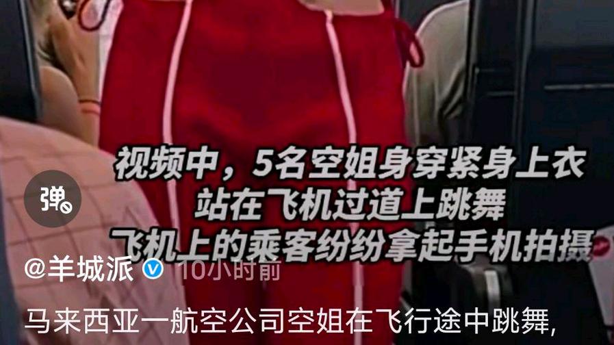 马航空姐飞行途中跳舞引争议