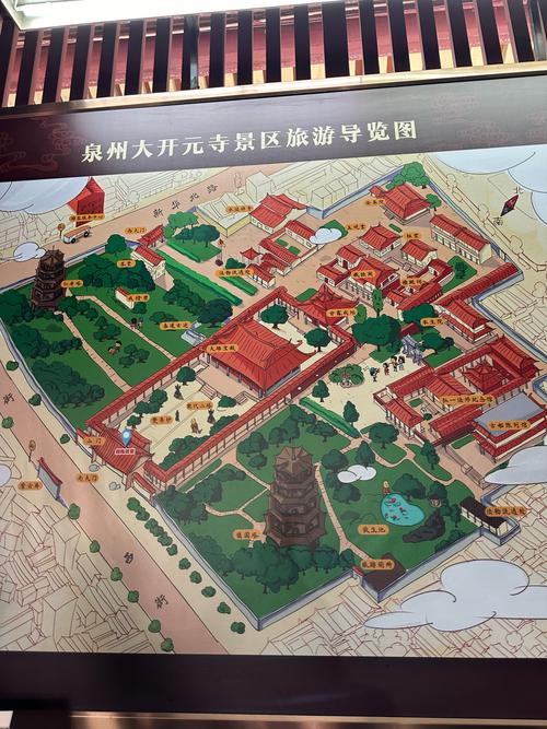 福建泉州景点导游图