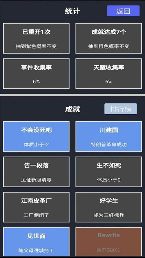 人生重开模拟器攻略