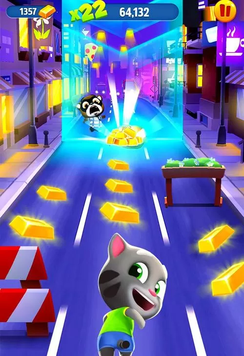 地铁跑酷汤姆猫跑酷pk