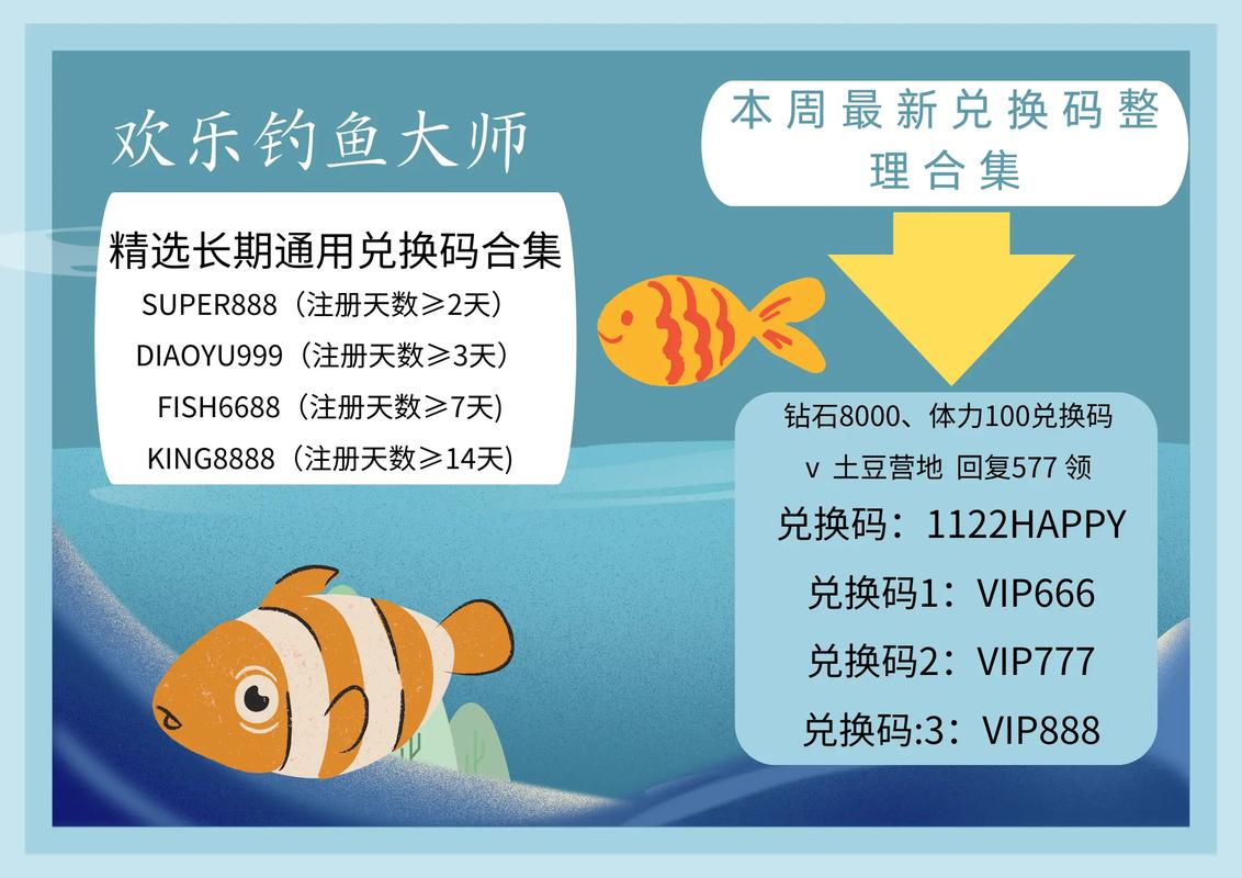 欢乐钓鱼大师兑换码2024永久截图