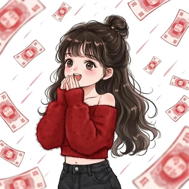 能带来好运的微信头像图片女带发财好运的微信头像