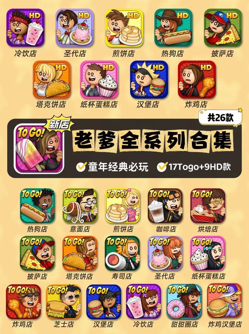老爹系列游戏排行TOP52025火爆的老爹美食游戏大全