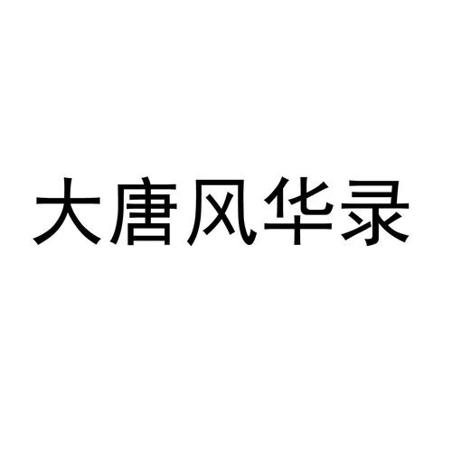 大唐风华录