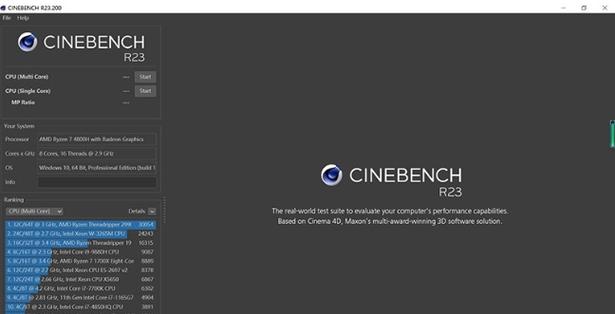 CinebenchR23官方