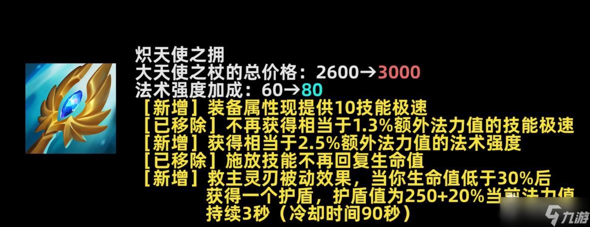 炽天使之拥属性全解析英雄联盟手游新英雄炽天使技能属性
