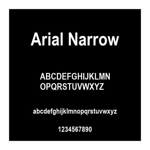 arialnarrow字体电脑版2025最新