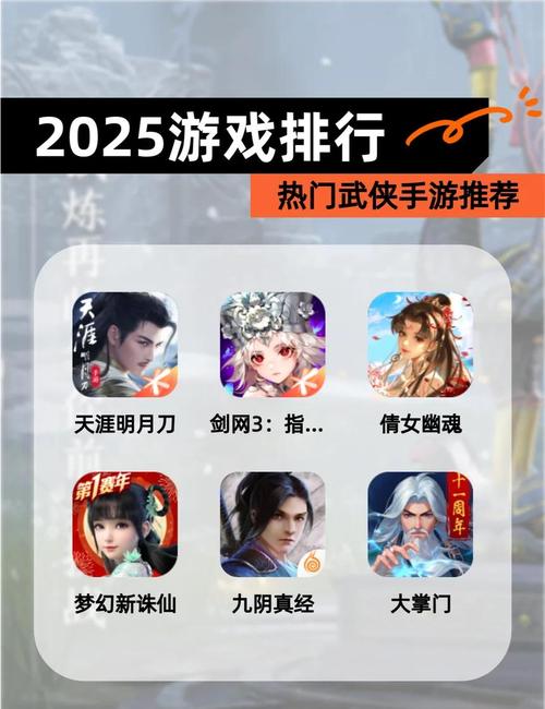2025热门武侠手游推荐:高人气武侠类手机游戏排行榜TOP榜