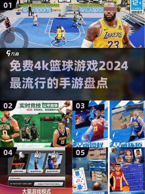 2024必玩!免费4k篮球手游大盘点