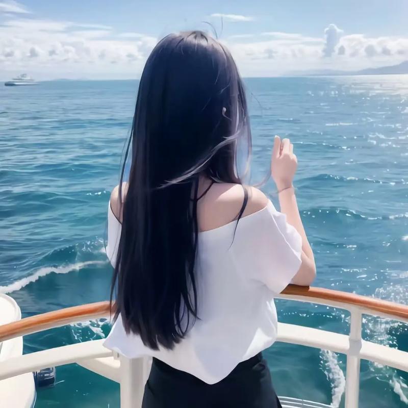 好看的清新脱俗美女qq头像背影再爱都曲终人散了