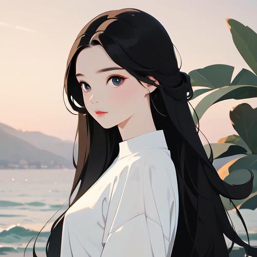 小清新动漫唯美意境的女生卡通头像你到底要遇到多少