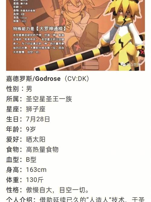凹凸世界嘉德罗斯图鉴介绍