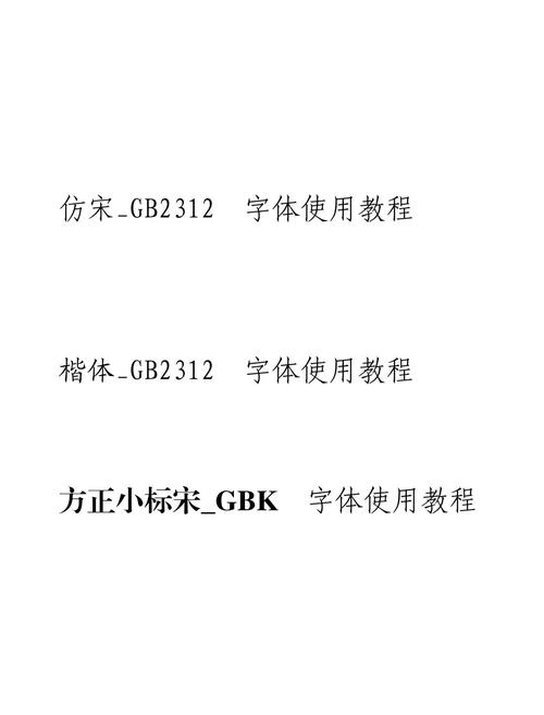 仿宋gb2312字体官方版安装