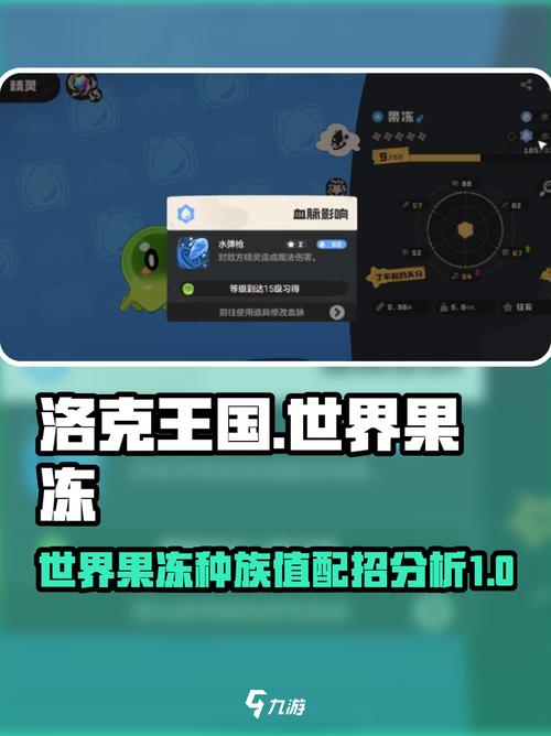 洛克王国世界果冻种族值是多少介绍