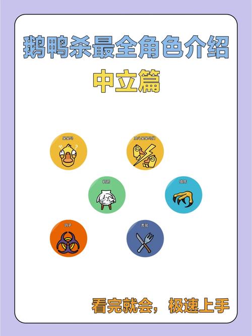 鹅鸭杀所有身份介绍鹅鸭杀手游有哪些身份