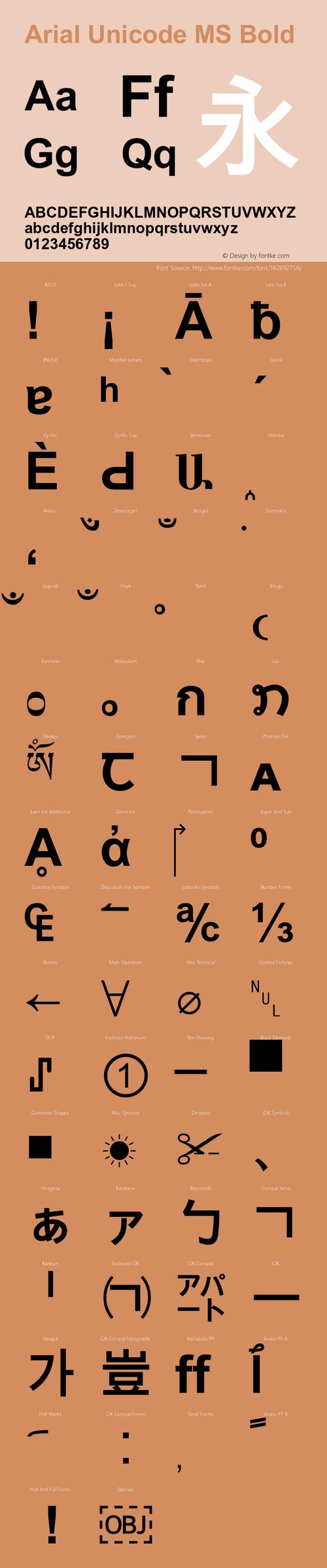 Arialunicodems字体