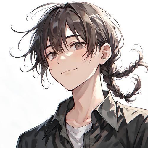 小辫子男孩QQ表情包搞笑可爱小辫子男孩表情截图