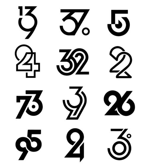 阿拉伯数字字体