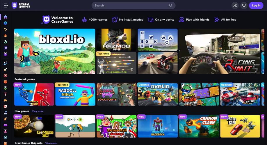 热门的crazygames游戏推荐流行的疯狂手游盘点2025