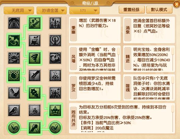 梦幻西游无底洞技能怎么点2024
