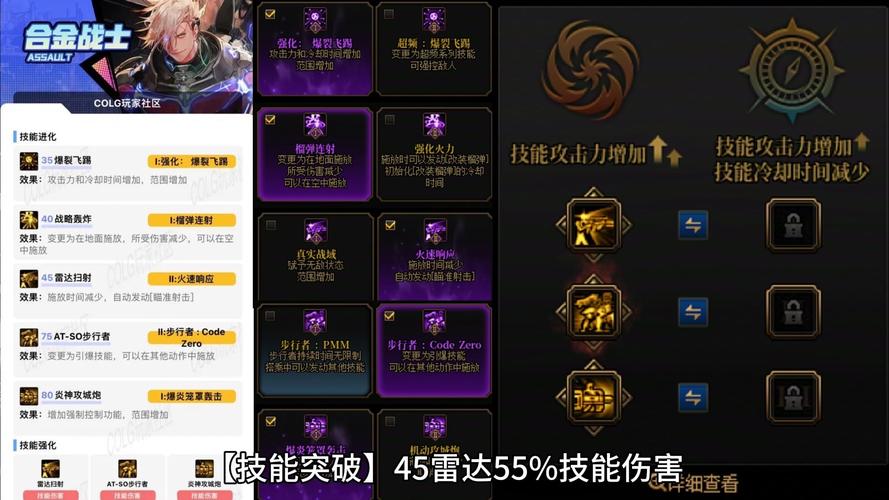 合金战士上衣技能选择指南怎么搭配BUFF与输出技能以最