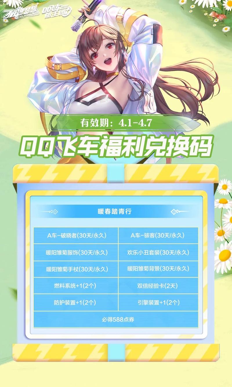 QQ飞车手游cdkey兑换码2023