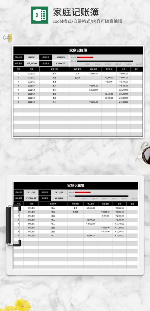 Excel记账本电脑版2025最新截图