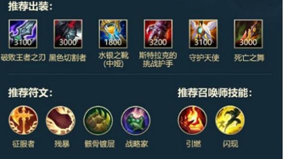 LOL手游无限火力鳄鱼出装及符文推荐