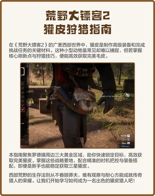 荒野大镖客2皮毛卖给屠夫还是捕兽人荒野大镖客2毛皮截图