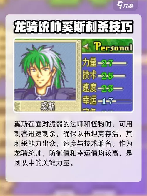 烈火之剑人物培养推荐