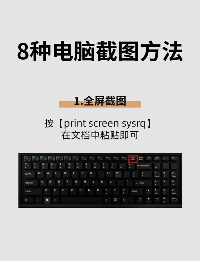 电脑怎么快速截屏